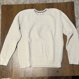 GAP Men's Beige Crewneck Sweater